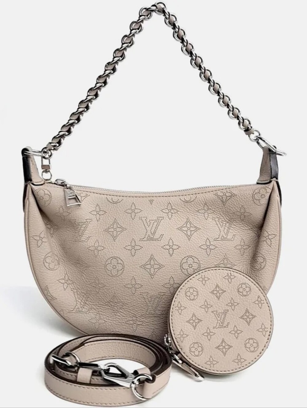 Louis Vuitton Baia PM Mahina Galet Grey Full Set